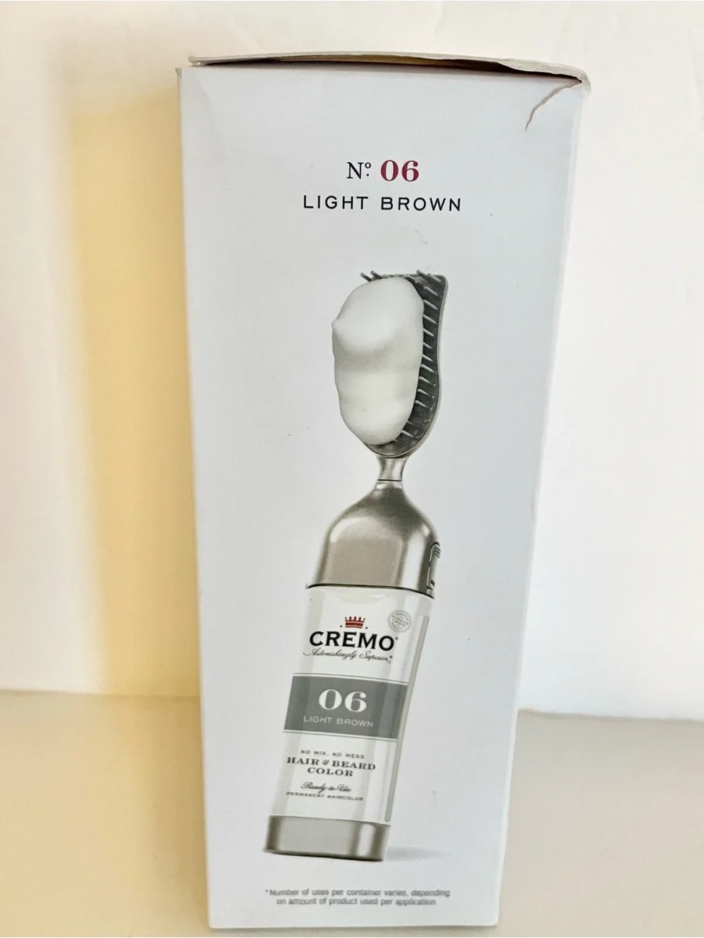 Cremo Light Brown No-Mix Hair & Beard Color - 06